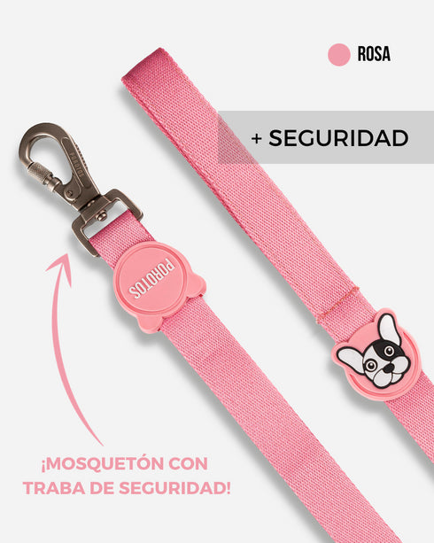 Correa Extra Larga Rosa